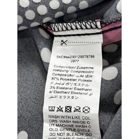 Gomorn Womens Halter Neck Sleeveless Blouse XL Black/Pink/White - Picture 5 of 9